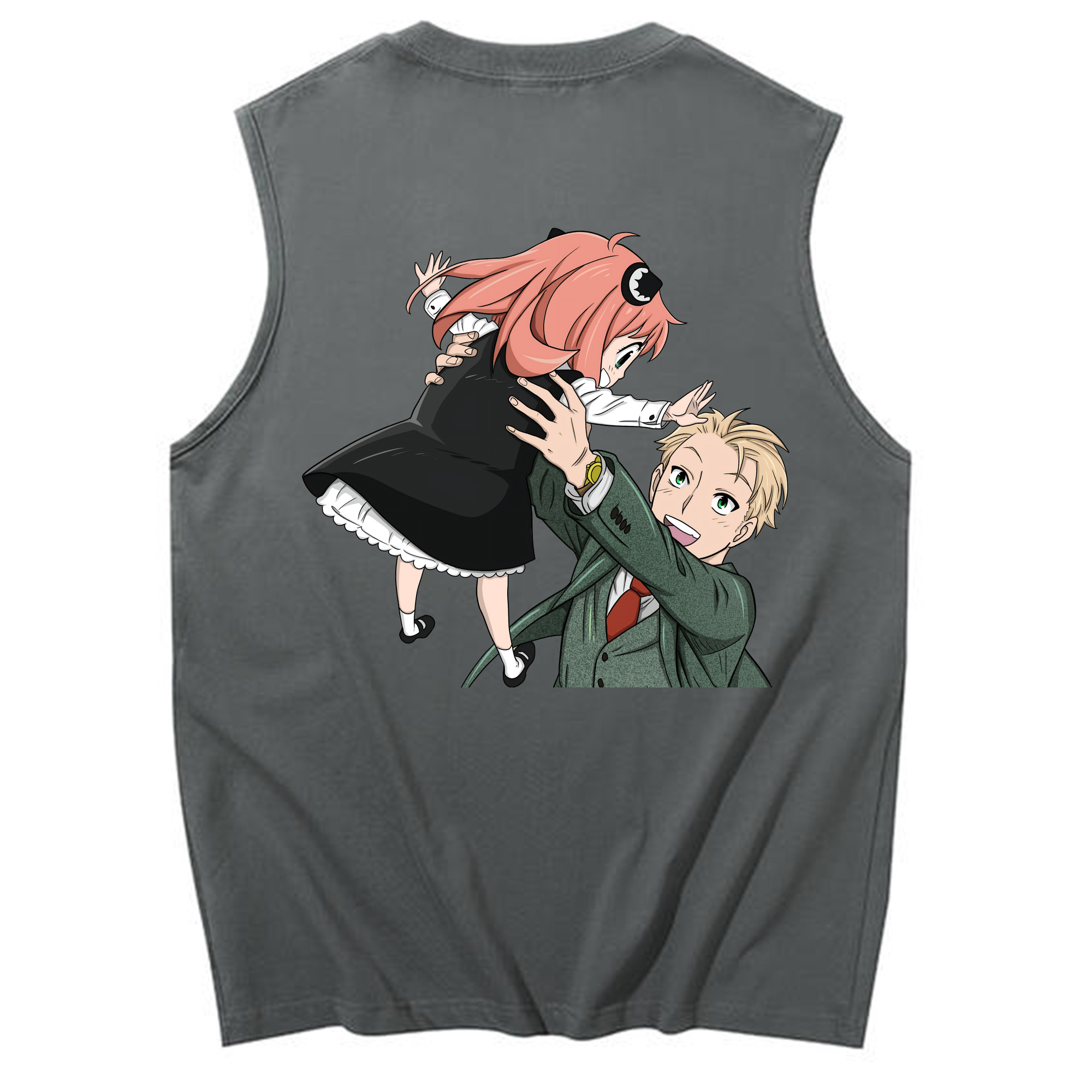 （画像用） SPY×FAMILY间谍家家酒 コットン100％タンクトップ（背面プリント）